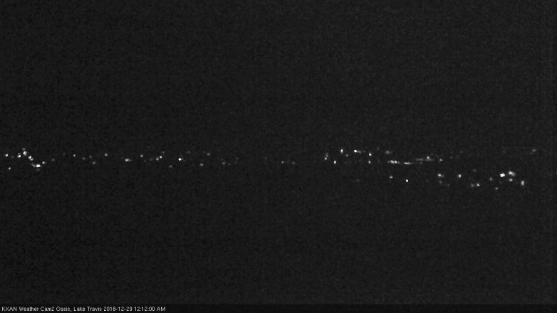 Lake Travis webcam, December 28, 2018 11:15 PM CT