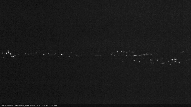 Lake Travis webcam, December 28, 2018 11:20 PM CT