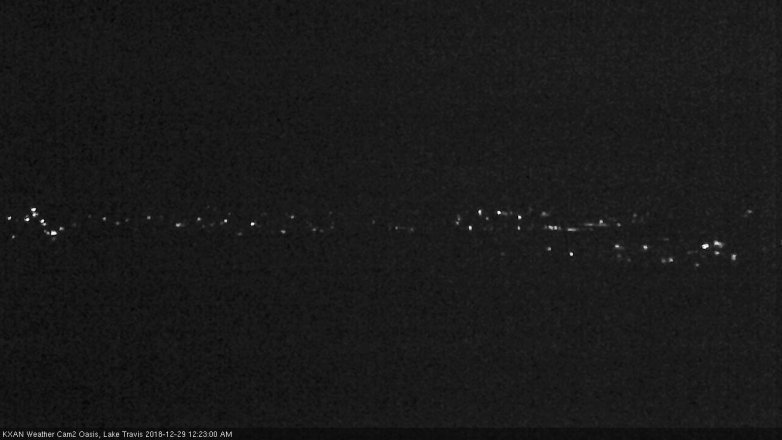 Lake Travis webcam, December 28, 2018 11:25 PM CT
