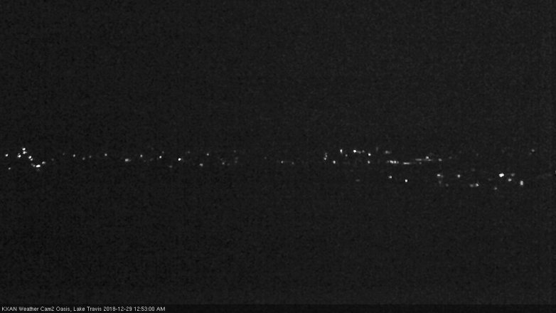 Lake Travis webcam, December 28, 2018 11:55 PM CT