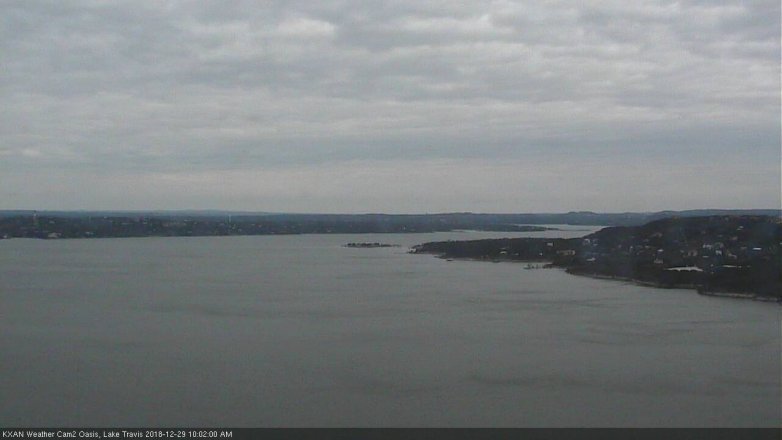 Lake Travis webcam, December 29, 2018 9:05 AM CT