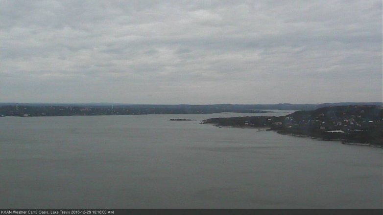 Lake Travis webcam, December 29, 2018 9:20 AM CT