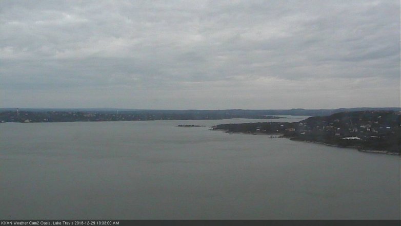 Lake Travis webcam, December 29, 2018 9:35 AM CT