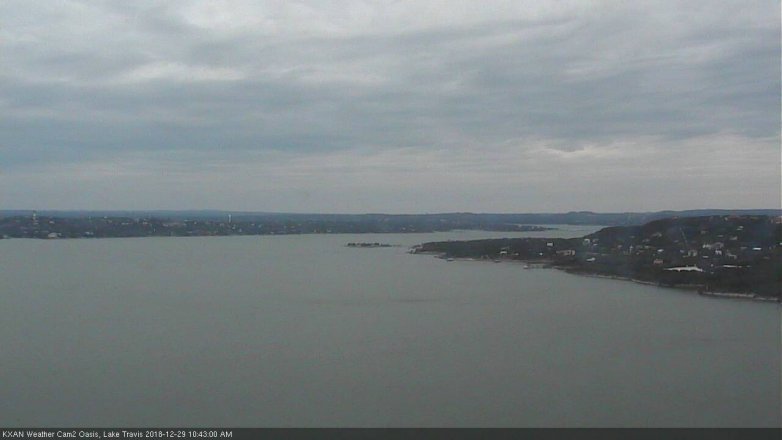 Lake Travis webcam, December 29, 2018 9:45 AM CT