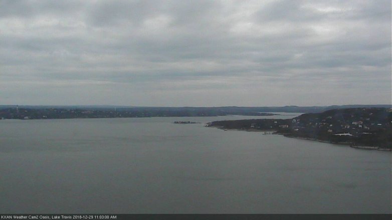 Lake Travis webcam, December 29, 2018 10:05 AM CT