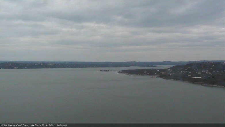 Lake Travis webcam, December 29, 2018 10:10 AM CT