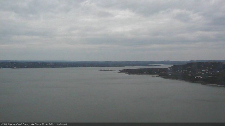 Lake Travis webcam, December 29, 2018 10:15 AM CT