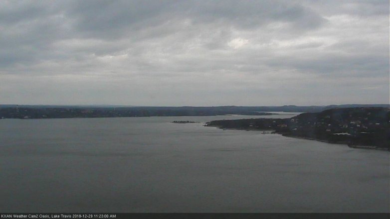 Lake Travis webcam, December 29, 2018 10:25 AM CT