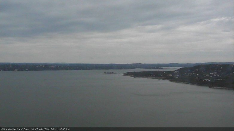 Lake Travis webcam, December 29, 2018 10:35 AM CT
