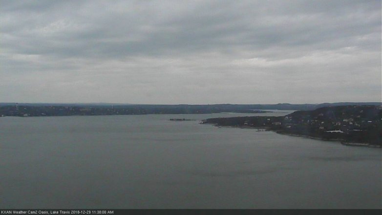 Lake Travis webcam, December 29, 2018 10:40 AM CT