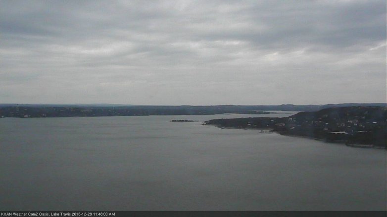 Lake Travis webcam, December 29, 2018 10:50 AM CT