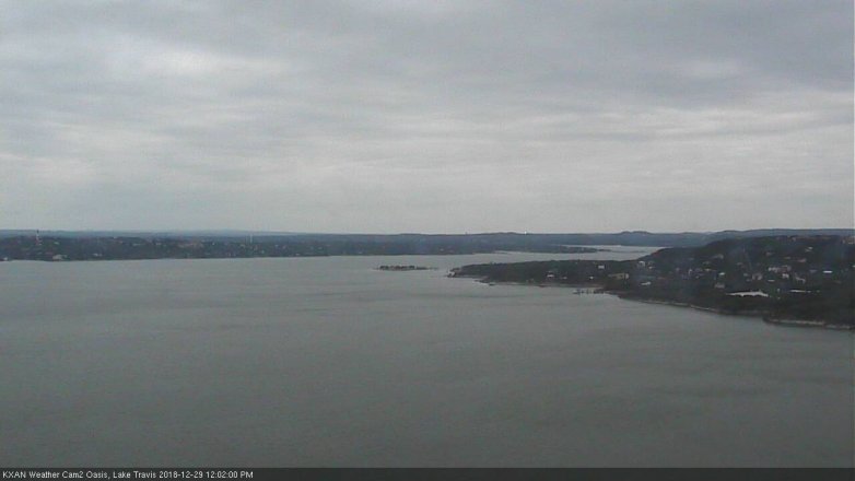 Lake Travis webcam, December 29, 2018 11:05 AM CT