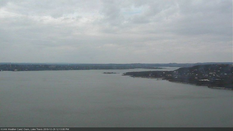 Lake Travis webcam, December 29, 2018 11:15 AM CT
