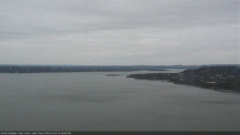 Lake Travis webcam, December 29, 2018 11:30 AM CT