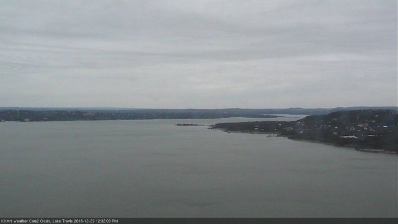 Lake Travis webcam, December 29, 2018 11:35 AM CT