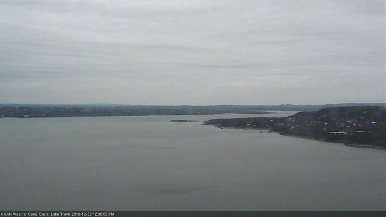 Lake Travis webcam, December 29, 2018 11:40 AM CT