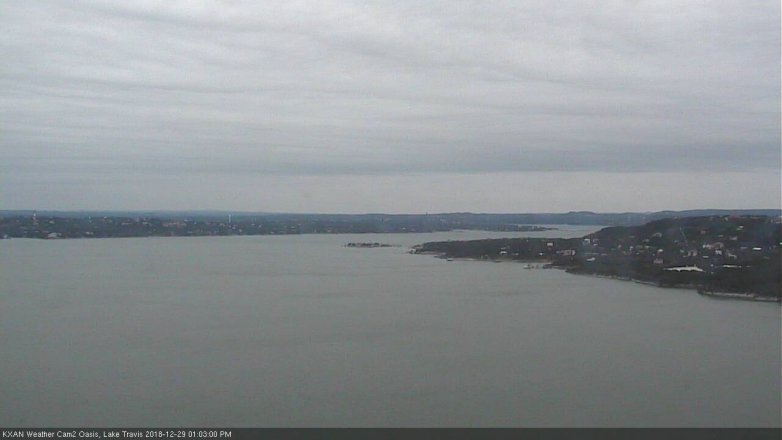 Lake Travis webcam, December 29, 2018 12:05 PM CT