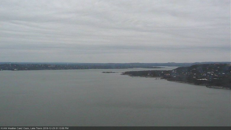 Lake Travis webcam, December 29, 2018 12:15 PM CT