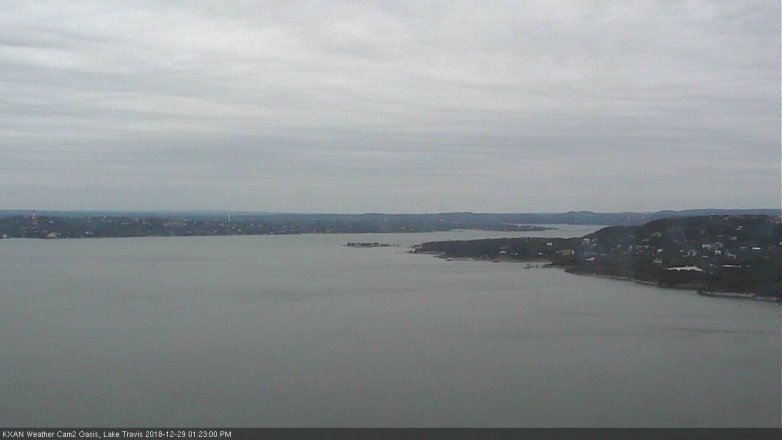 Lake Travis webcam, December 29, 2018 12:25 PM CT
