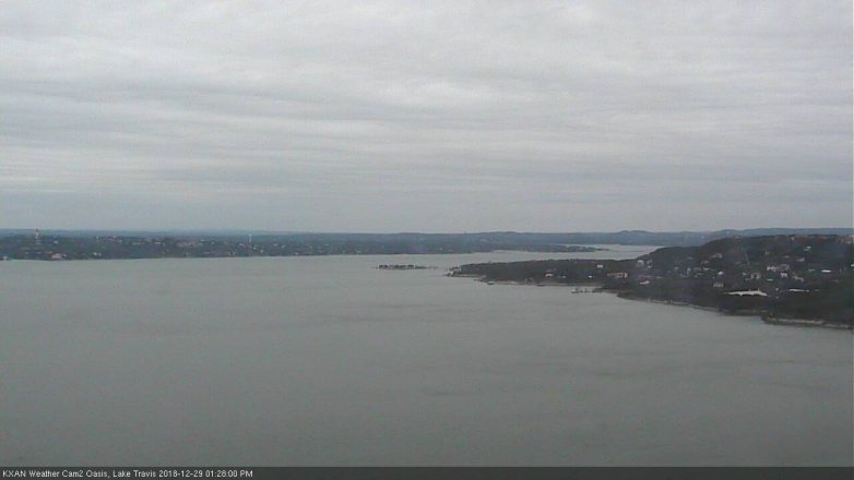 Lake Travis webcam, December 29, 2018 12:30 PM CT