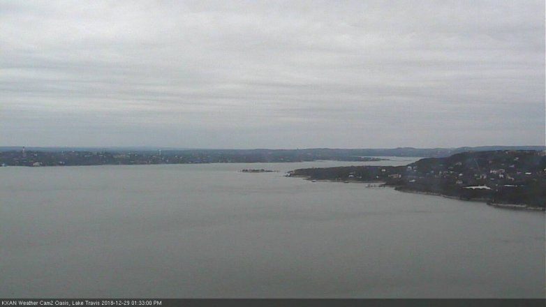 Lake Travis webcam, December 29, 2018 12:35 PM CT