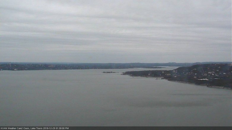 Lake Travis webcam, December 29, 2018 12:40 PM CT