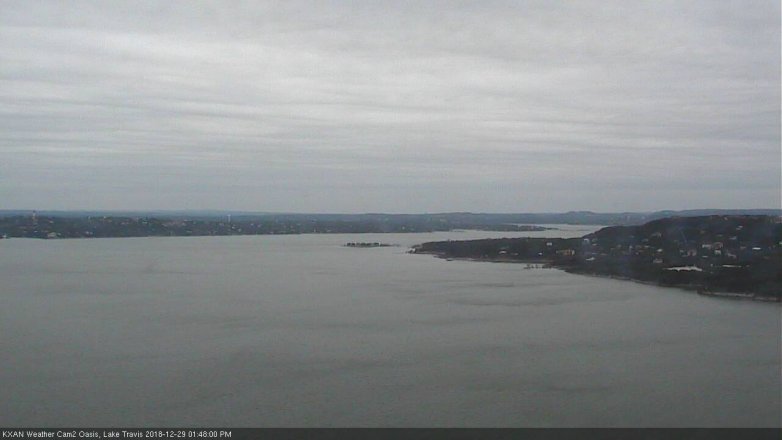 Lake Travis webcam, December 29, 2018 12:50 PM CT