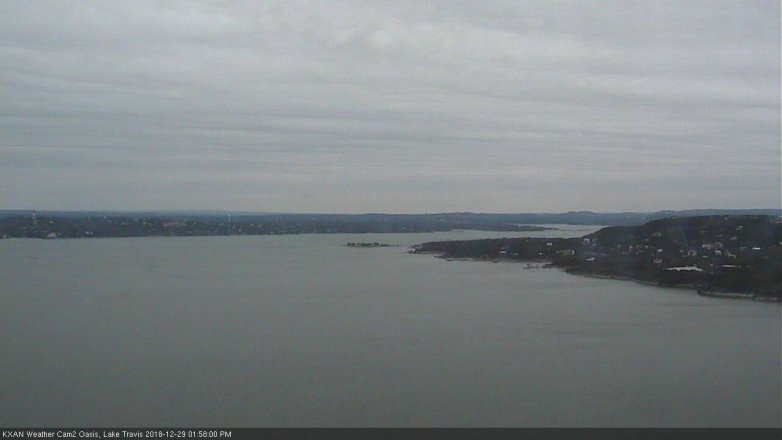 Lake Travis webcam, December 29, 2018 1:00 PM CT