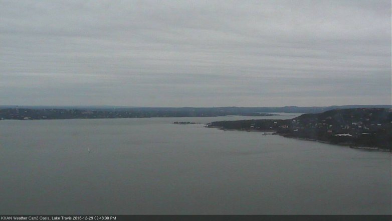 Lake Travis webcam, December 29, 2018 1:50 PM CT