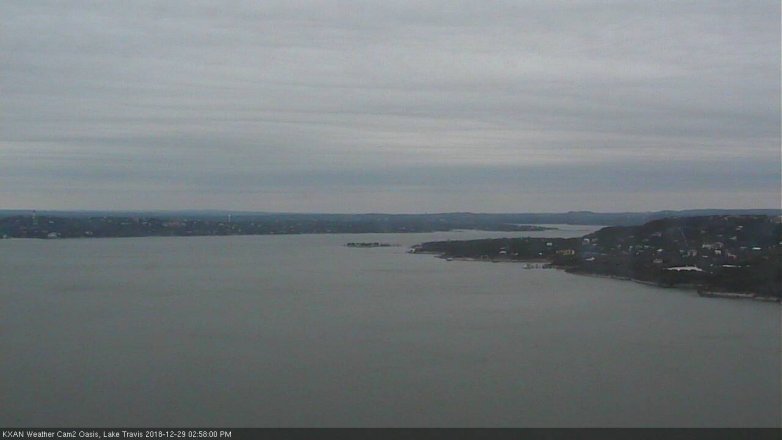 Lake Travis webcam, December 29, 2018 2:00 PM CT