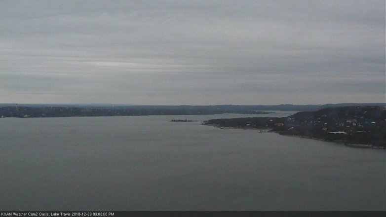 Lake Travis webcam, December 29, 2018 2:05 PM CT