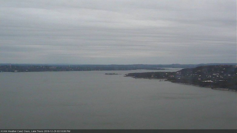 Lake Travis webcam, December 29, 2018 2:20 PM CT
