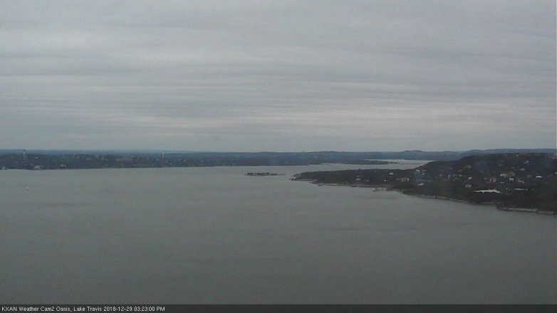 Lake Travis webcam, December 29, 2018 2:25 PM CT