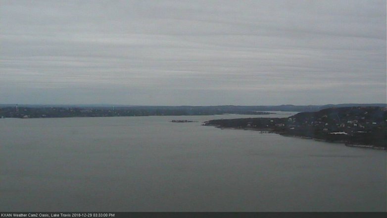 Lake Travis webcam, December 29, 2018 2:35 PM CT