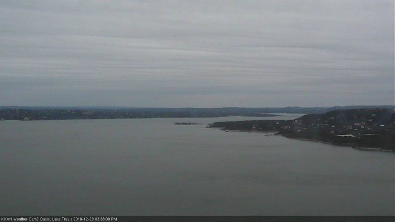 Lake Travis webcam, December 29, 2018 2:40 PM CT