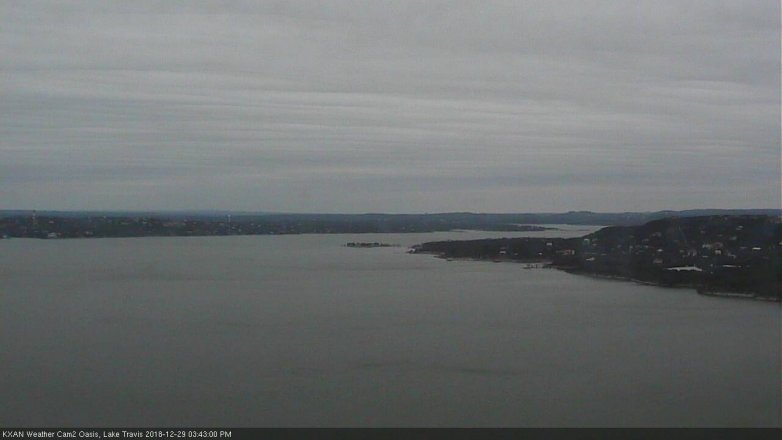 Lake Travis webcam, December 29, 2018 2:45 PM CT