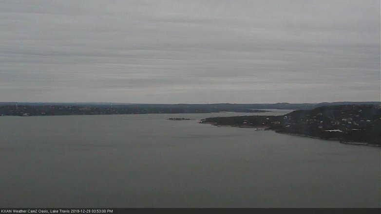 Lake Travis webcam, December 29, 2018 2:55 PM CT