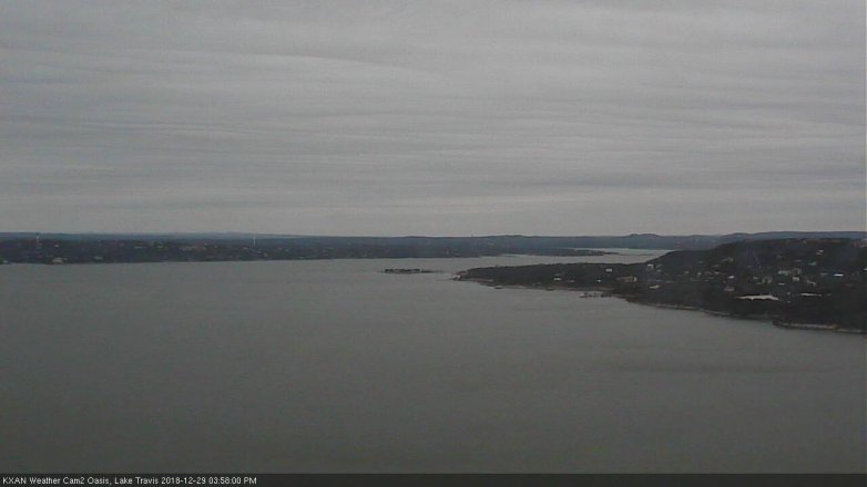 Lake Travis webcam, December 29, 2018 3:00 PM CT