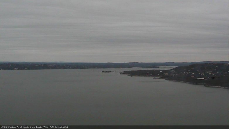 Lake Travis webcam, December 29, 2018 3:15 PM CT