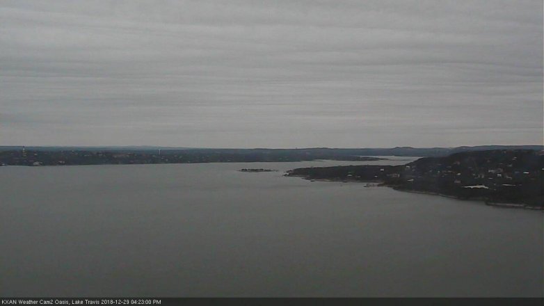 Lake Travis webcam, December 29, 2018 3:25 PM CT