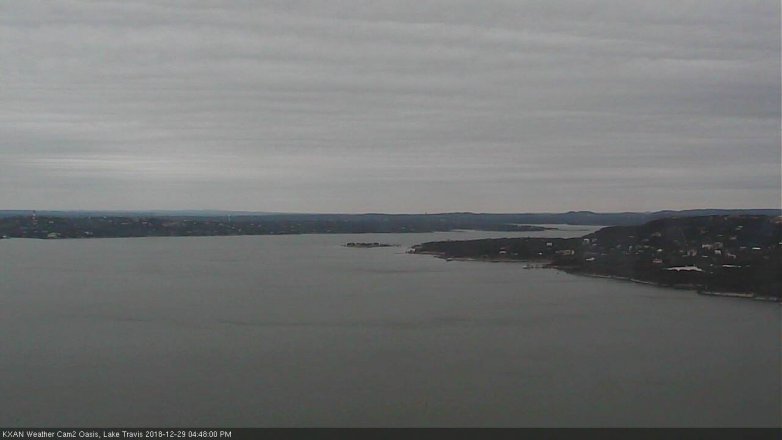 Lake Travis webcam, December 29, 2018 3:50 PM CT