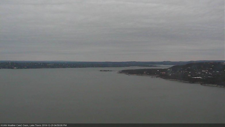 Lake Travis webcam, December 29, 2018 4:00 PM CT