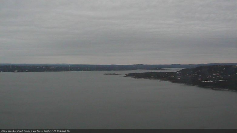 Lake Travis webcam, December 29, 2018 4:05 PM CT