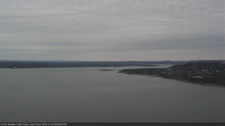 Lake Travis webcam, December 29, 2018 4:10 PM CT