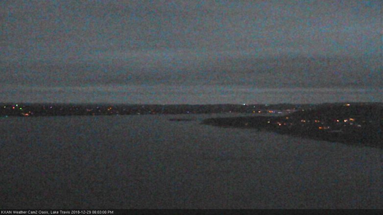 Lake Travis webcam, December 29, 2018 5:05 PM CT