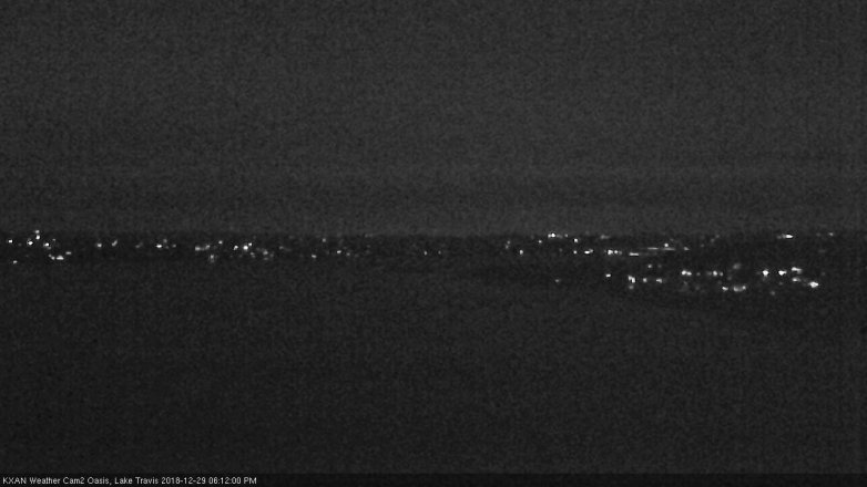 Lake Travis webcam, December 29, 2018 5:15 PM CT