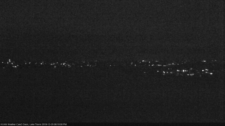 Lake Travis webcam, December 29, 2018 5:20 PM CT
