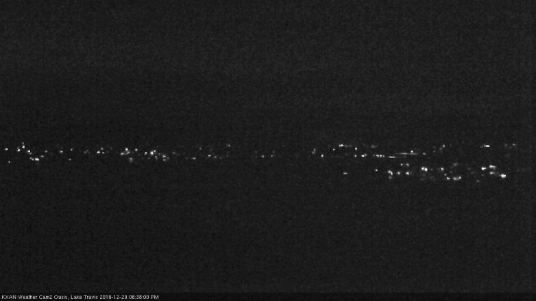 Lake Travis webcam, December 29, 2018 5:40 PM CT