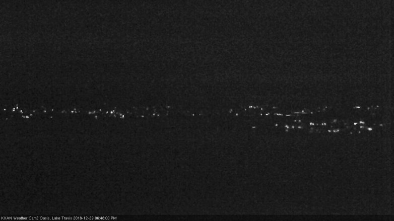 Lake Travis webcam, December 29, 2018 5:50 PM CT