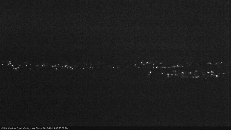 Lake Travis webcam, December 29, 2018 5:55 PM CT